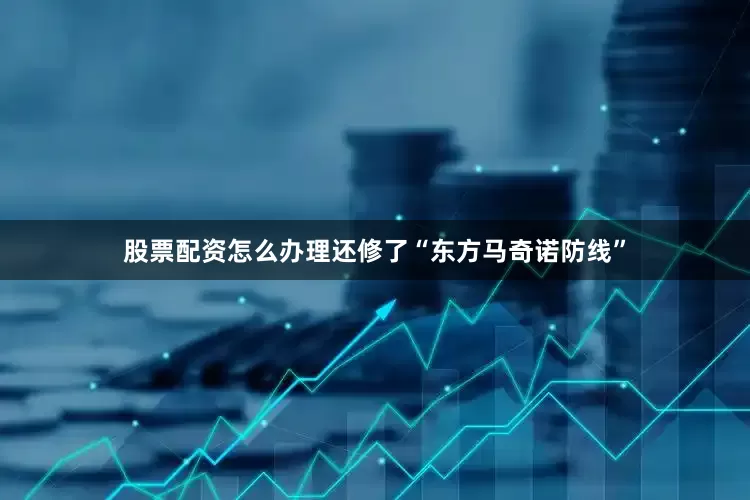 股票配资怎么办理还修了“东方马奇诺防线”
